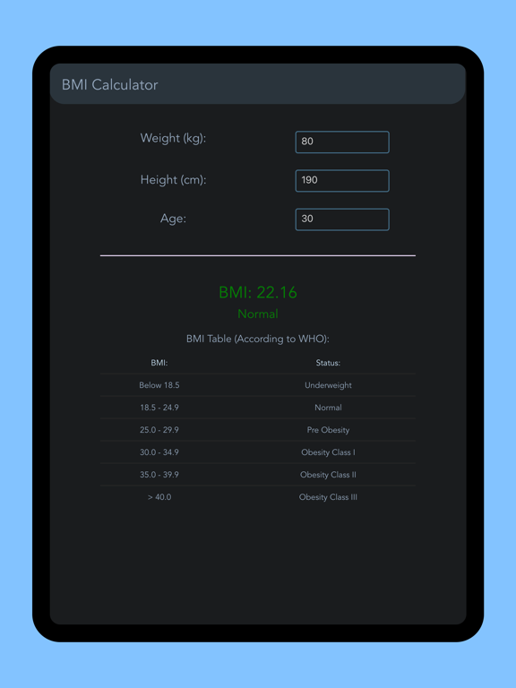 Minimal BMI Calculatorのおすすめ画像1