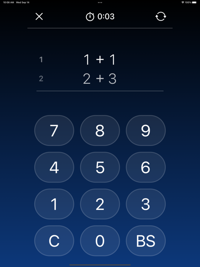 Math Sprint - Mental Math Game