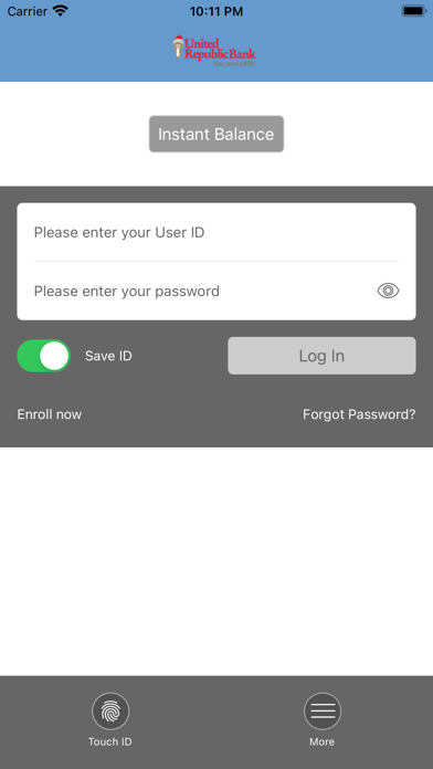 URB Mobile Banking Screenshot