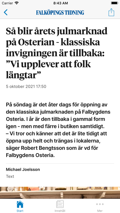 Falköpings Tidnings Nyhetsappのおすすめ画像2