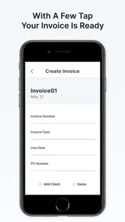 invoice maker for business iphone screenshot 4