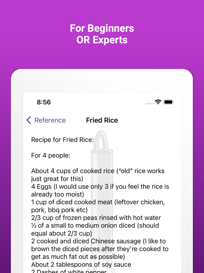 Sous Chef  Timers and Recipes