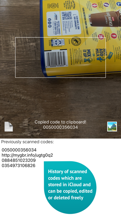 Itsy Scan - Barcode/QR scanner Screenshot