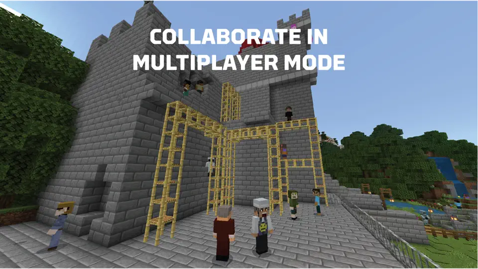 Captura de pantalla de Minecraft Education en iPhone 4