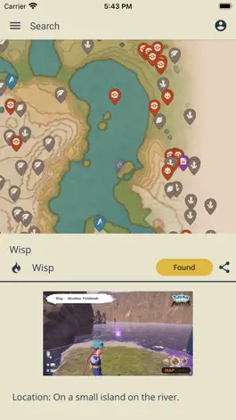 Game screenshot MapGenie: Arceus Map hack