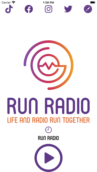 Run Radio Screenshot