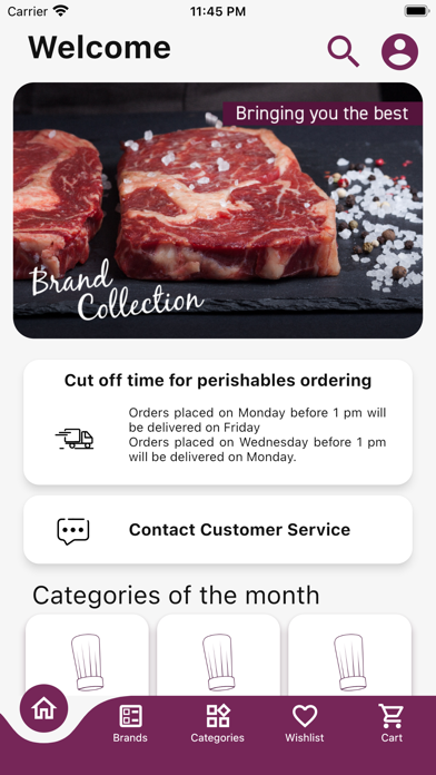 Screenshot #1 pour Classic Fine Foods UAE