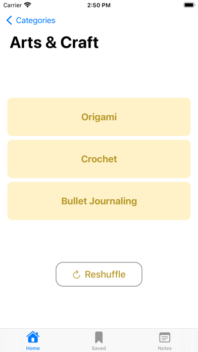 Horizon - Activity Generator Screenshot