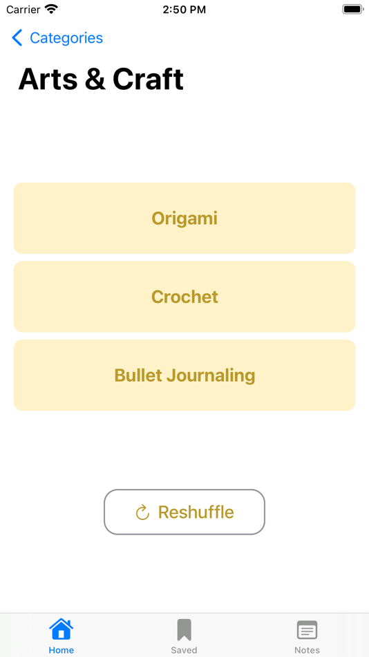 #2. Horizon - Activity Generator (iOS) 由: Tinkercademy Community Showcase