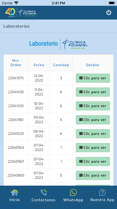 Clinica Foianini Screenshot