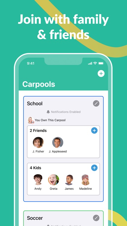 Carpool Kids: Family Calendar