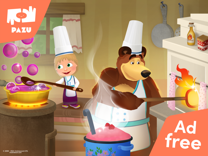 Masha and the Bear Cooking