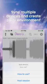 disco flashlight party light iphone screenshot 4