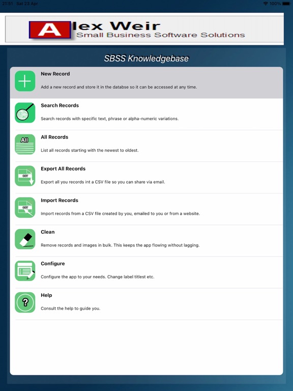 Screenshot #4 pour SBSS Knowledgebase