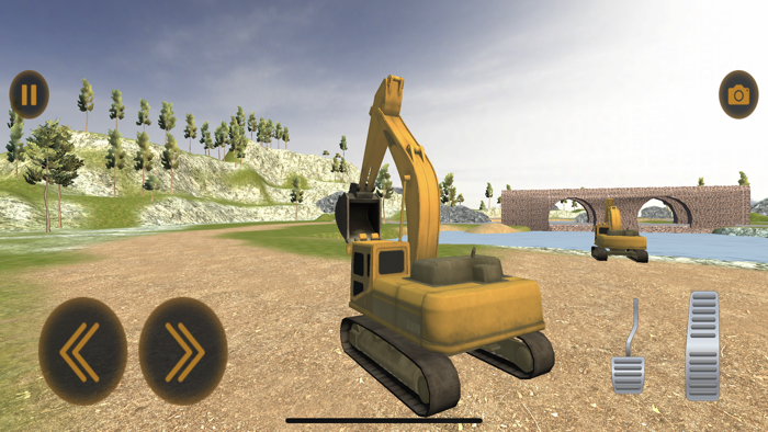 Excavator Crane Driving Sim