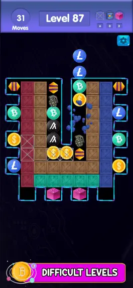 Game screenshot Pop it Crypto Coins Blast Game hack