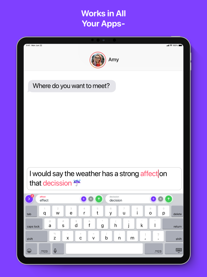 Typeright Grammar Check App