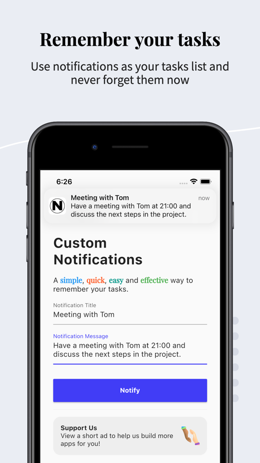 #2. NotifyMe: Daily Planner Todo (iOS) 由: Abdullah Riaz
