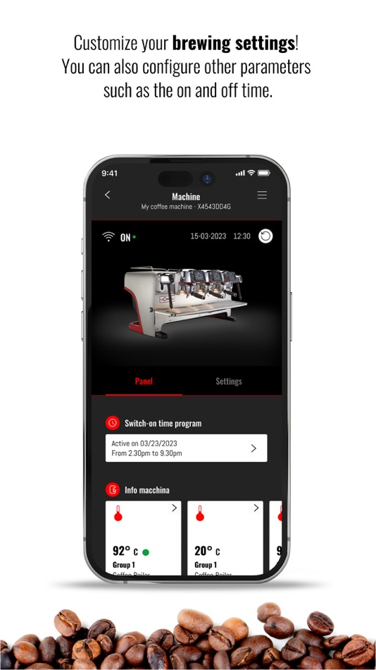 #1. LaCimbali Project (iOS) 由: Cimbali Group SPA