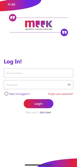 Game screenshot Meek - Social Business Network apk