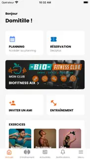 bio fitness club iphone screenshot 1