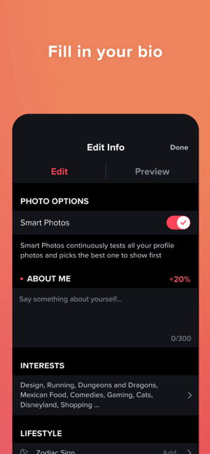 ‎Tinder: Dating & Meet Friends Screenshot