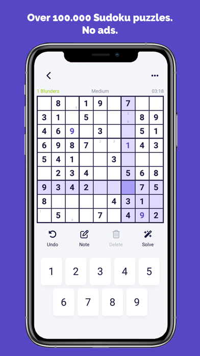 Just Sudoku - Classic puzzles Screenshot