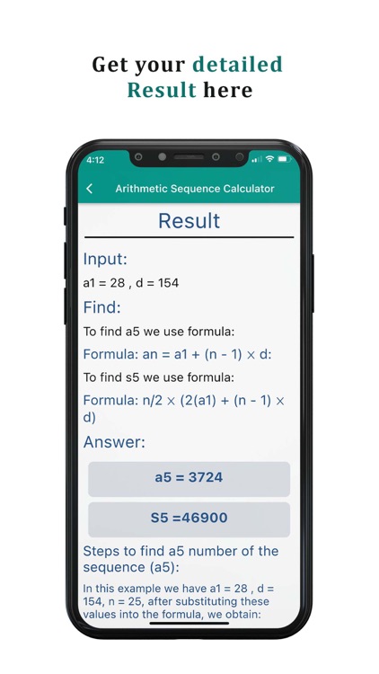 Arithmetic Sequence Calculator screenshot-3