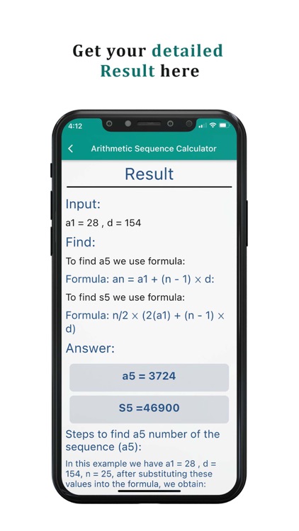 Arithmetic Sequence Calculator by talha rehman