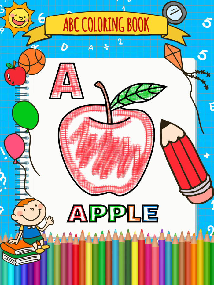 Abc Coloring Book-Draw and paint