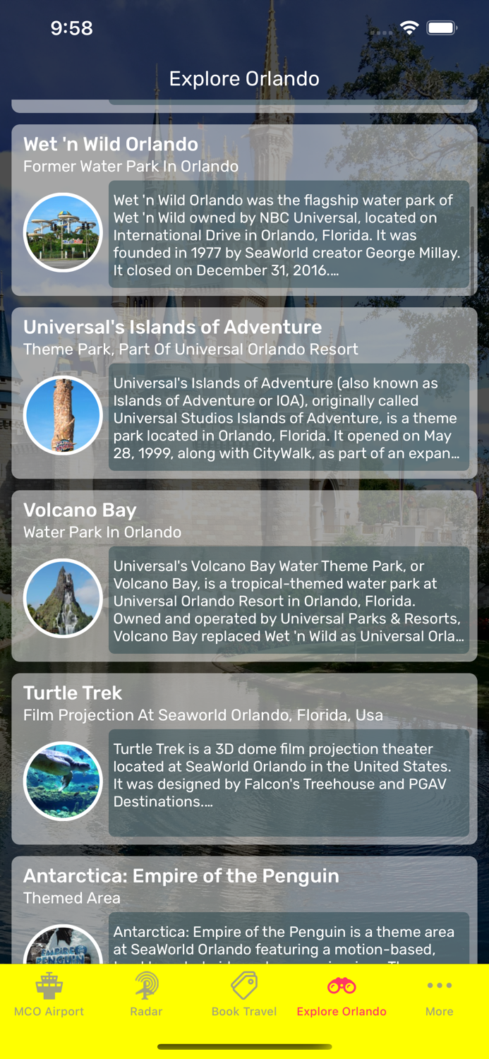 Orlando Airport MCO Info