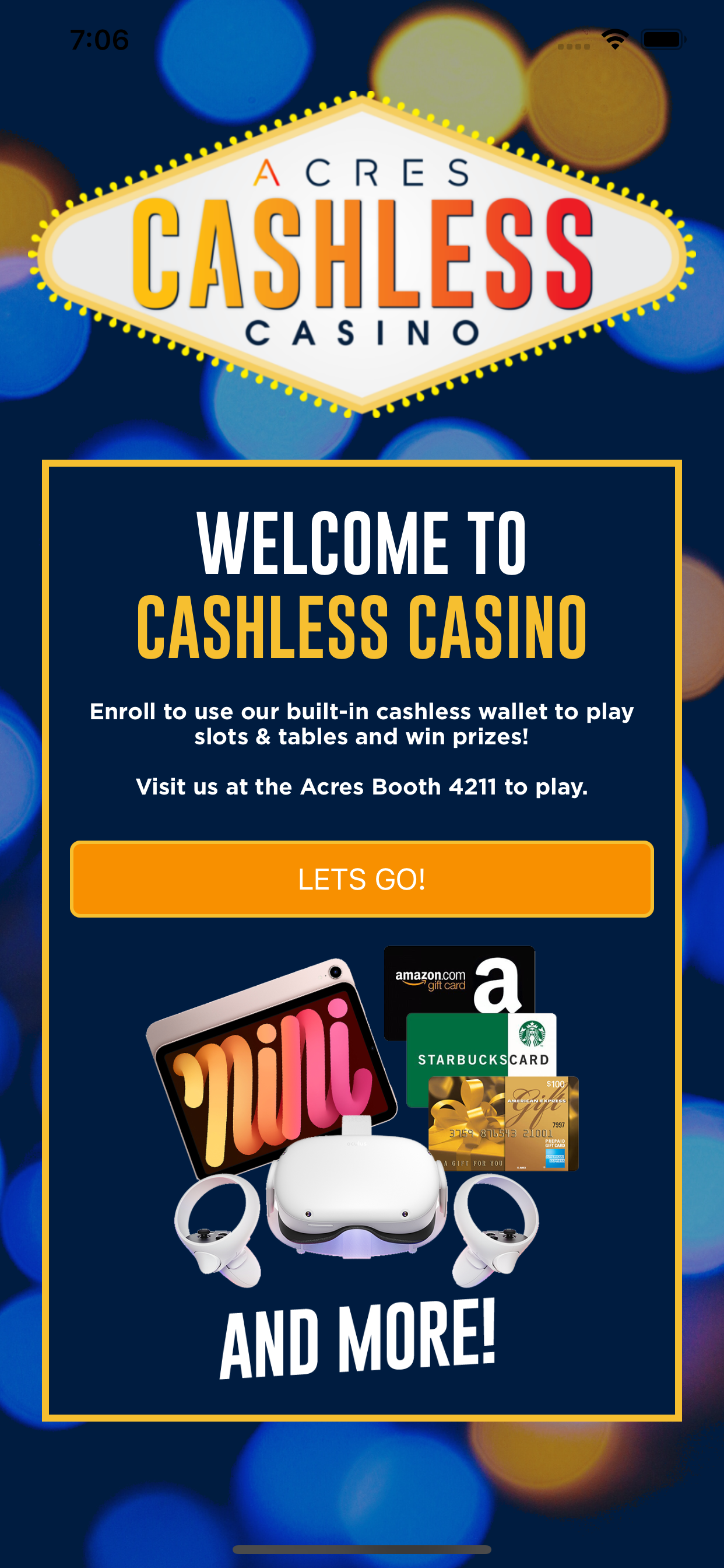 Acres Cashless Casino