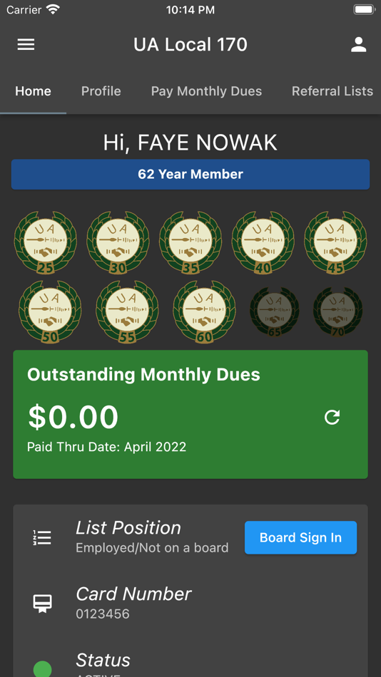 #1. UA Local 170 (iOS) 由: United Association of Plumbers and Pipefitters Local 170