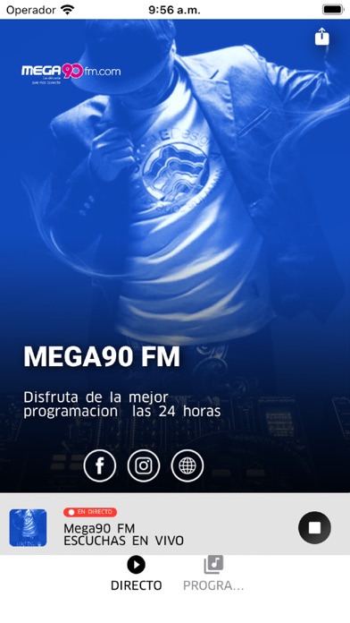 Mega90 FM Screenshot