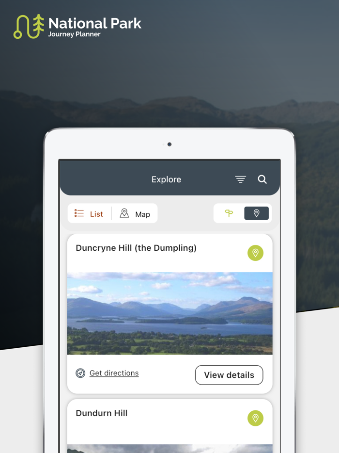 National Park Journey Planner