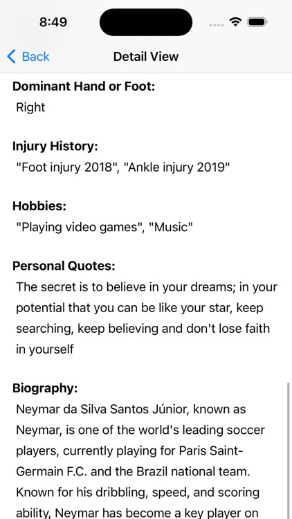 Sportsmen Info List screenshot-4