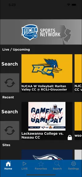 Game screenshot NJCAA Region 19 Sports Network mod apk