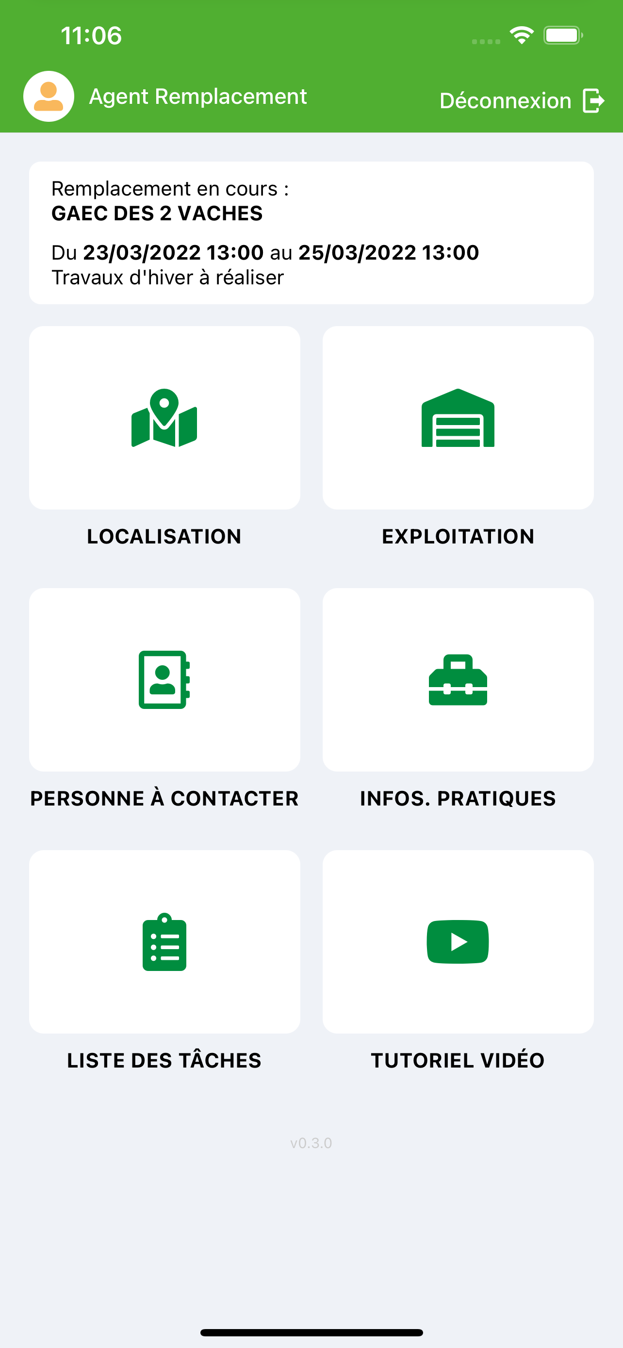 Service de remplacement