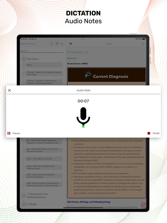 Conn's Current Therapy iPad screenshot 10 - Medical app