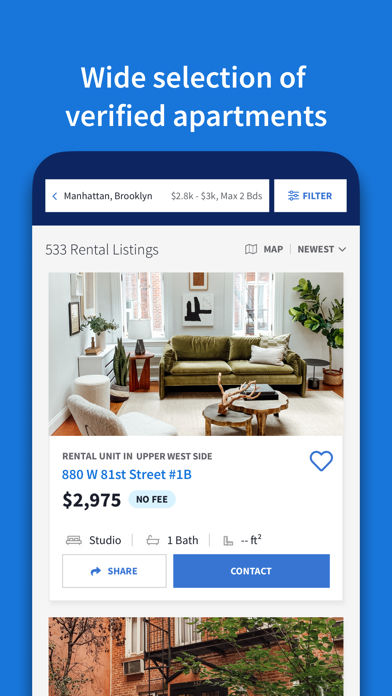 StreetEasy NYC Rentals Screenshot