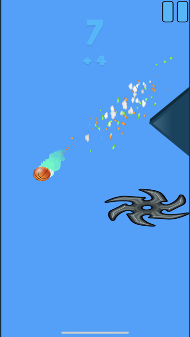 Flip Dunk Shot basketball game Screenshot