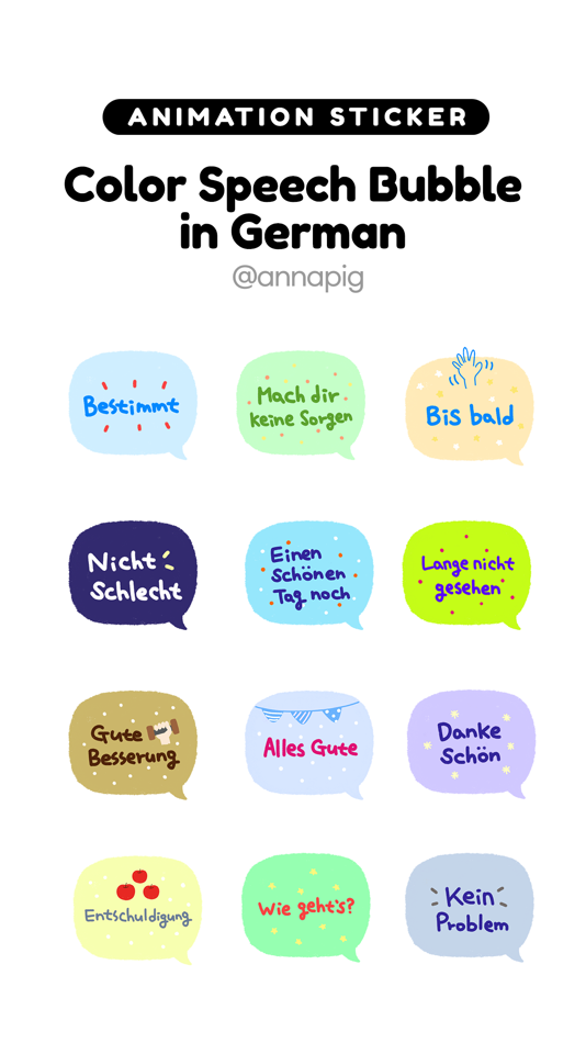 Color Speech Bubble in German - 1.0.2 - (iOS)