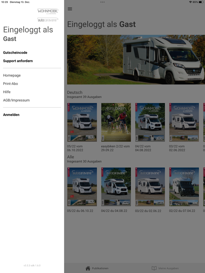 Wohnmobil and Caravan