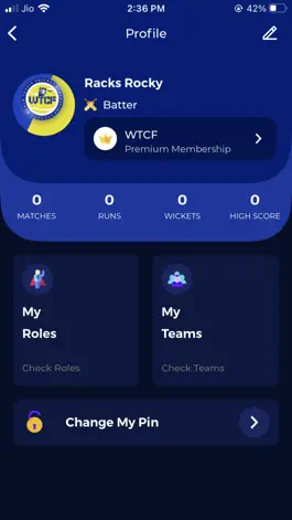 Game screenshot WTCF CRICKET hack