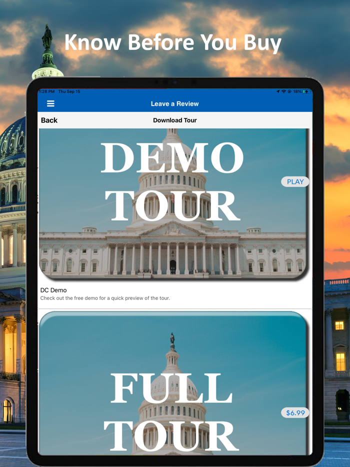 Washington DC Monuments Tour