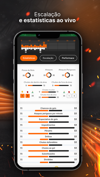 Esportiva Score Screenshot