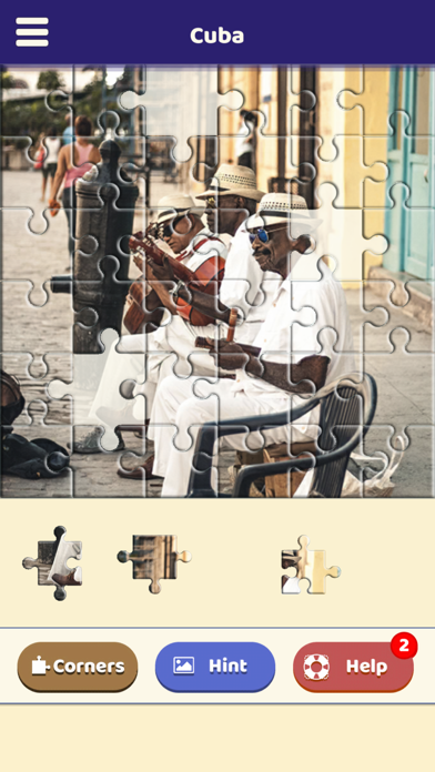 Cuba Sightseeing Puzzle Screenshot