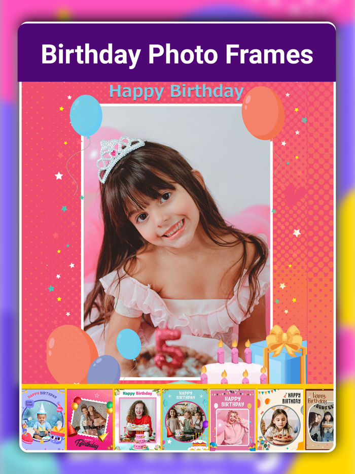Birthday Frames and Card Maker