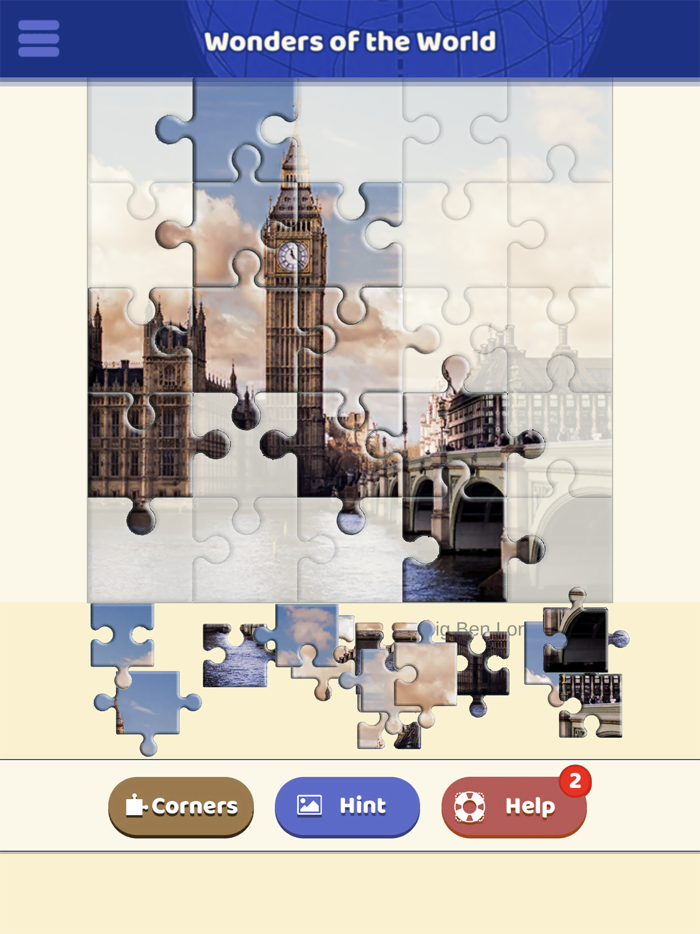 Wonders of the World Puzzle