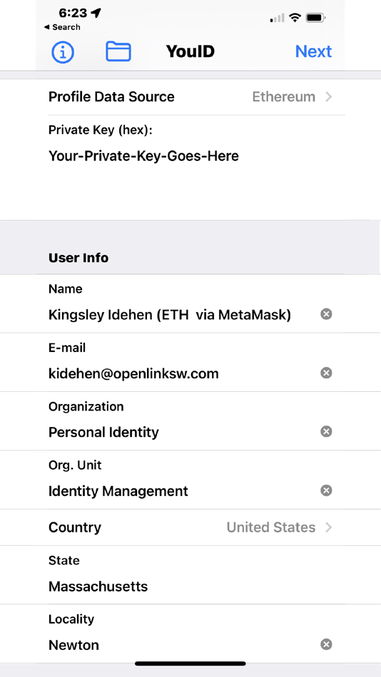 #2. YouID -- Credentials Generator (iOS) 由: OpenLink Software Inc.